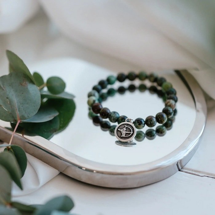 Manumi Gemstone Bracelet Kit, Zodiac Sign Sagittarius