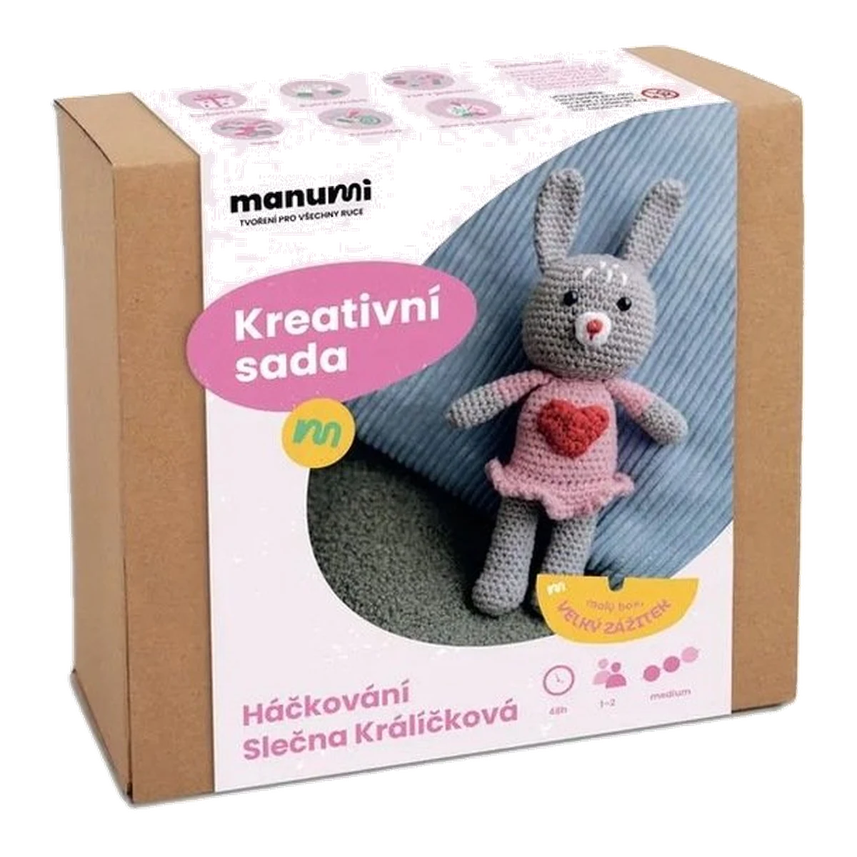 Manumi Amigurumi Crochet Kit, Miss Bunny