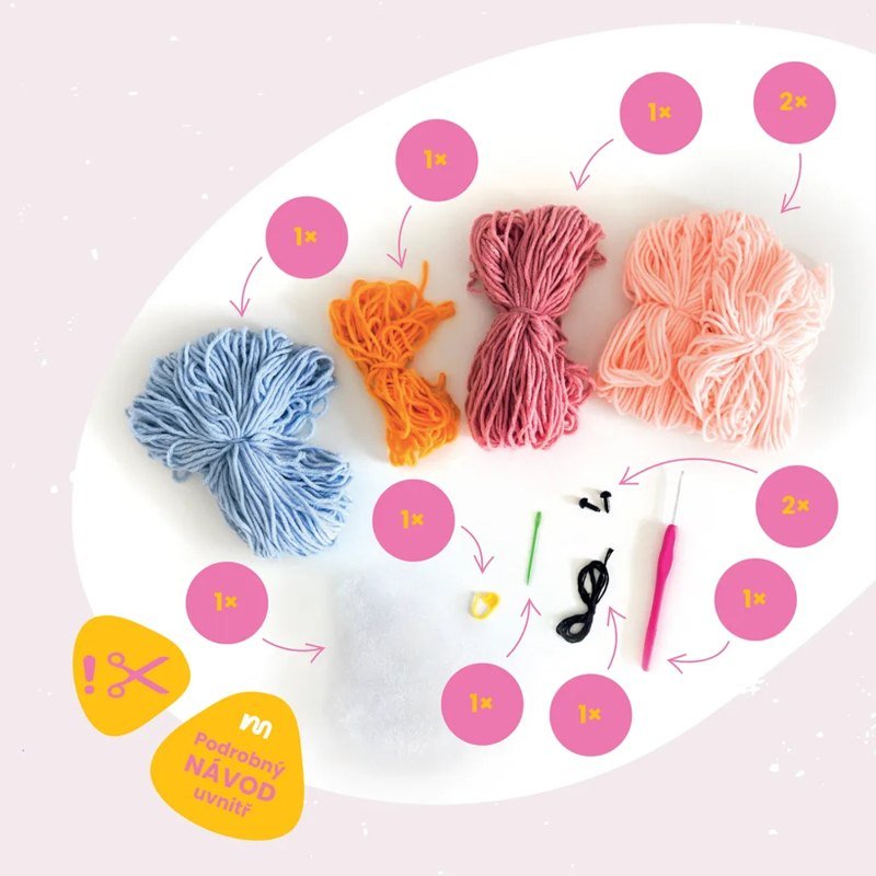 Manumi Amigurumi Crochet Kit, Miss Unicorn