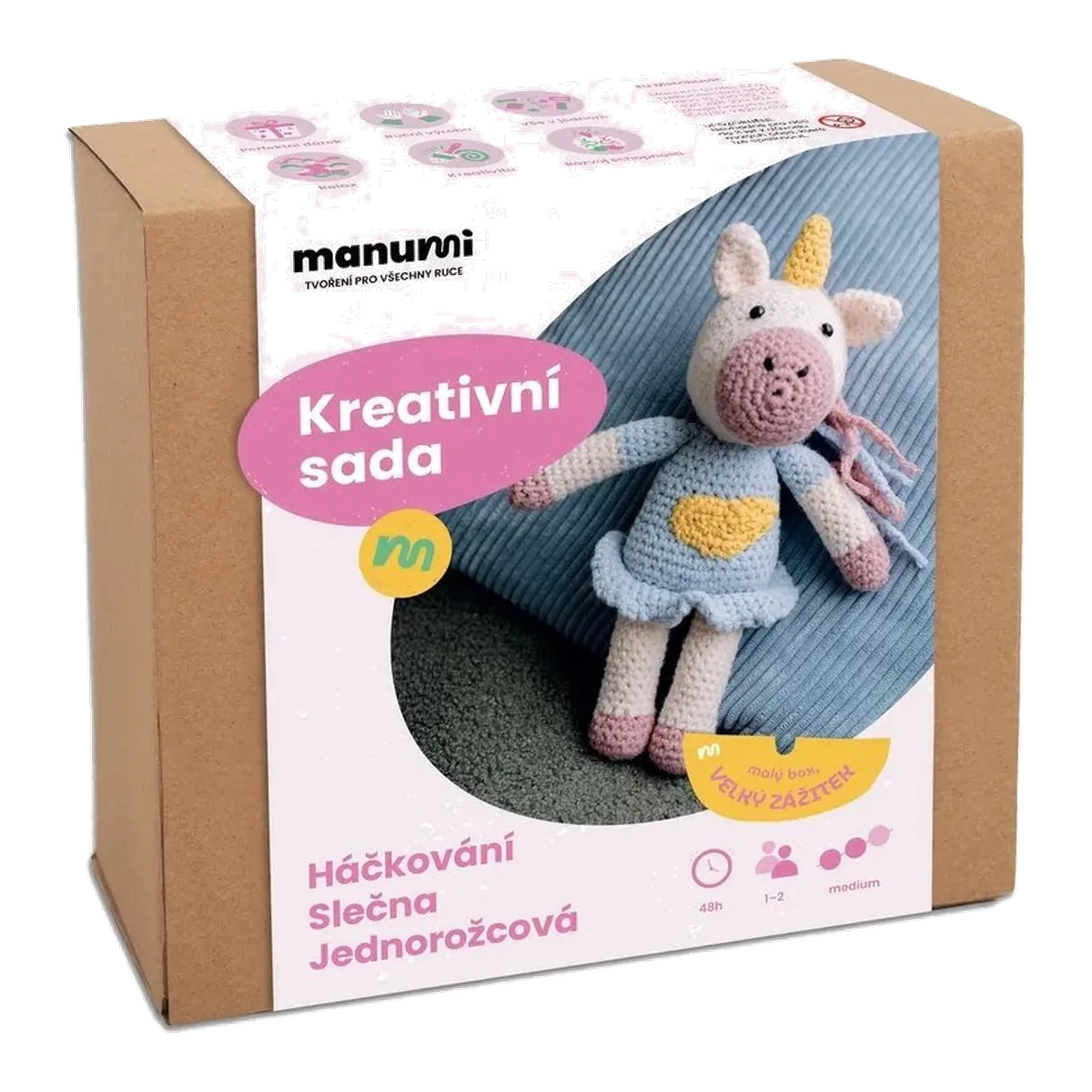 Manumi Amigurumi Crochet Kit, Miss Unicorn