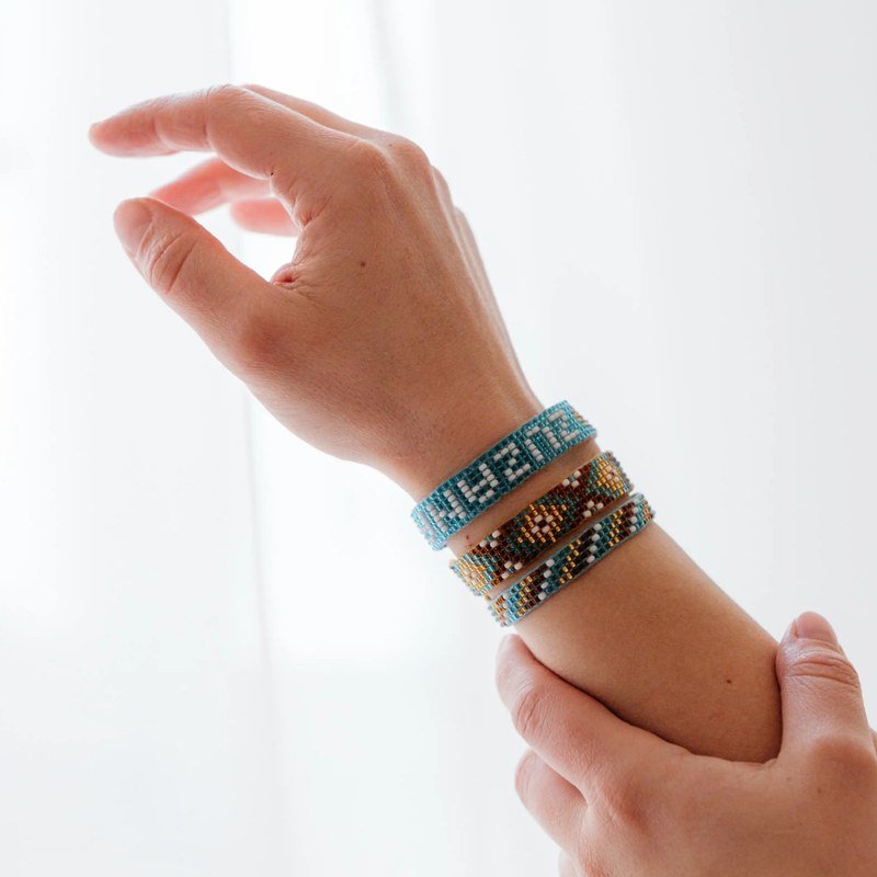 Manumi Preciosa Bead Loom Bracelet Kit, 4 Bracelets