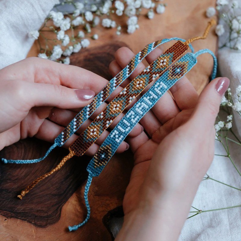 Manumi Preciosa Bead Loom Bracelet Kit, 4 Bracelets
