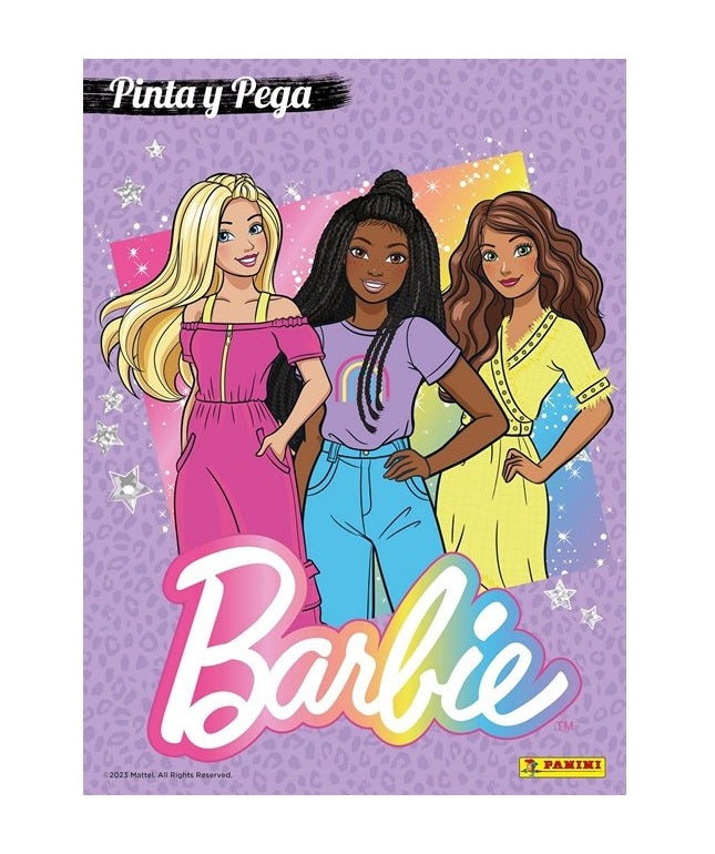 Barbie colouring book with stickers A4