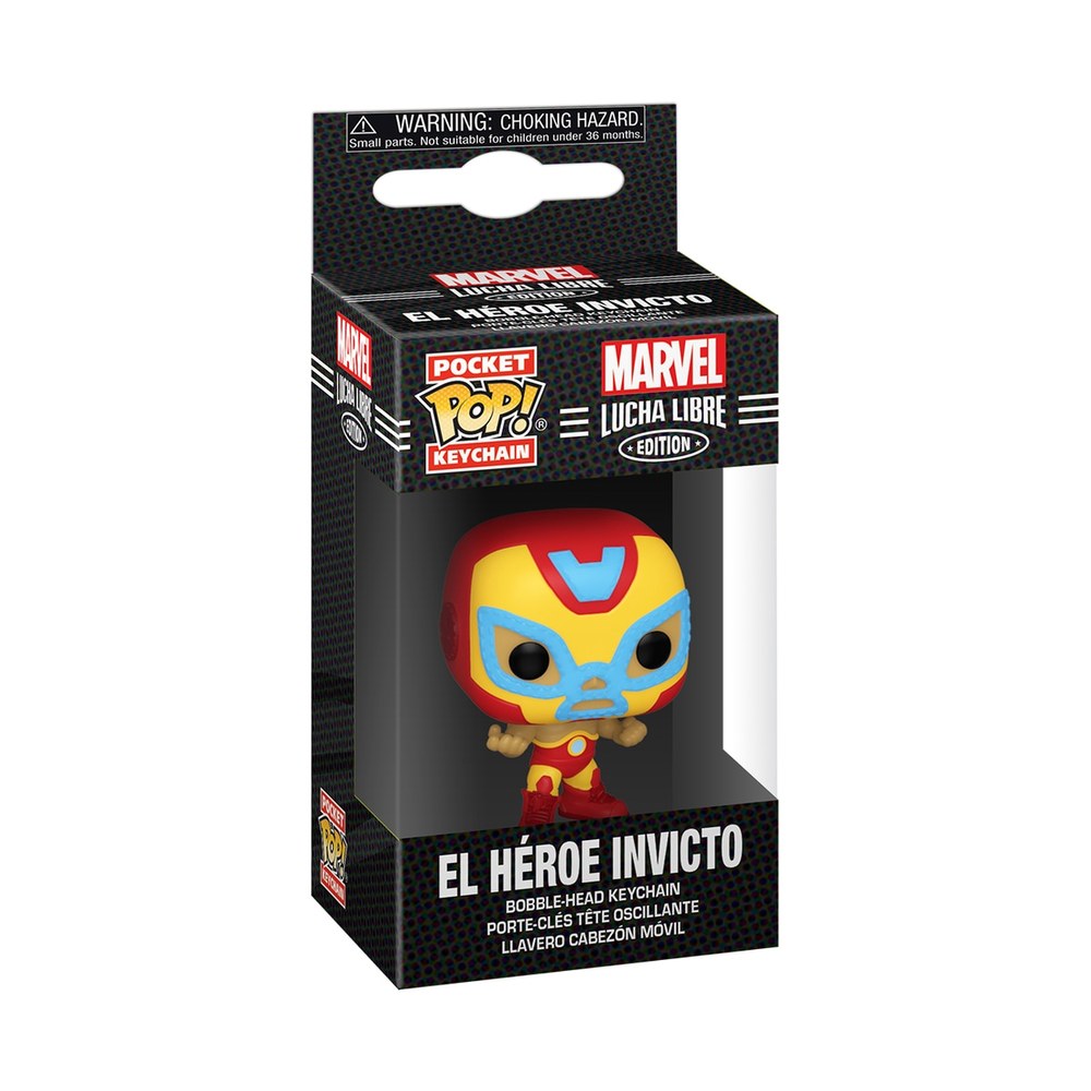 Funko POP! Keychain: Marvel Luchadores - Iron Man