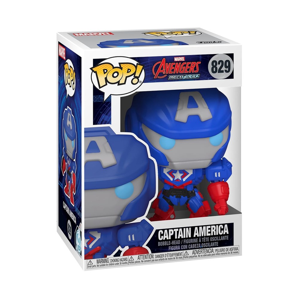 Funko POP! Marvel: Marvel Mech - Captain America