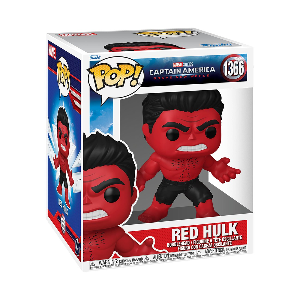 Funko POP Super: Captain America: Brave New World - Red Hulk #1366