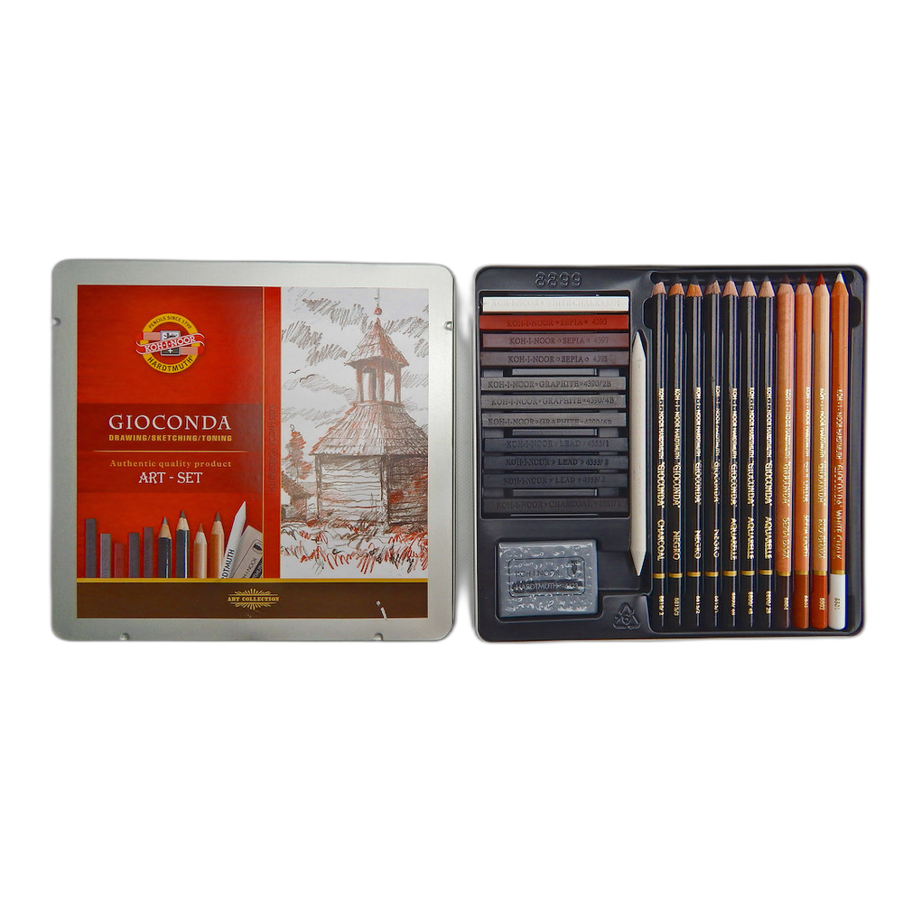 Koh-i-Noor Gioconda Drawing Set 8899 in Tin