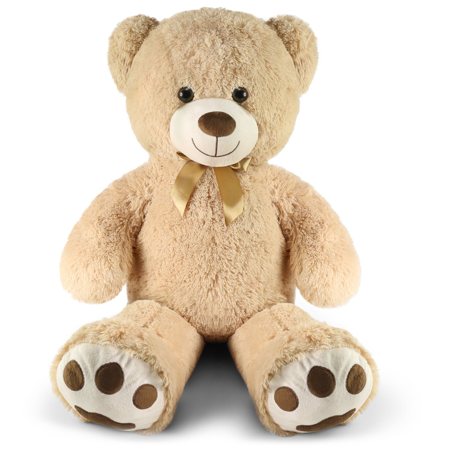 Large plush bear Fido light brown 100 cm