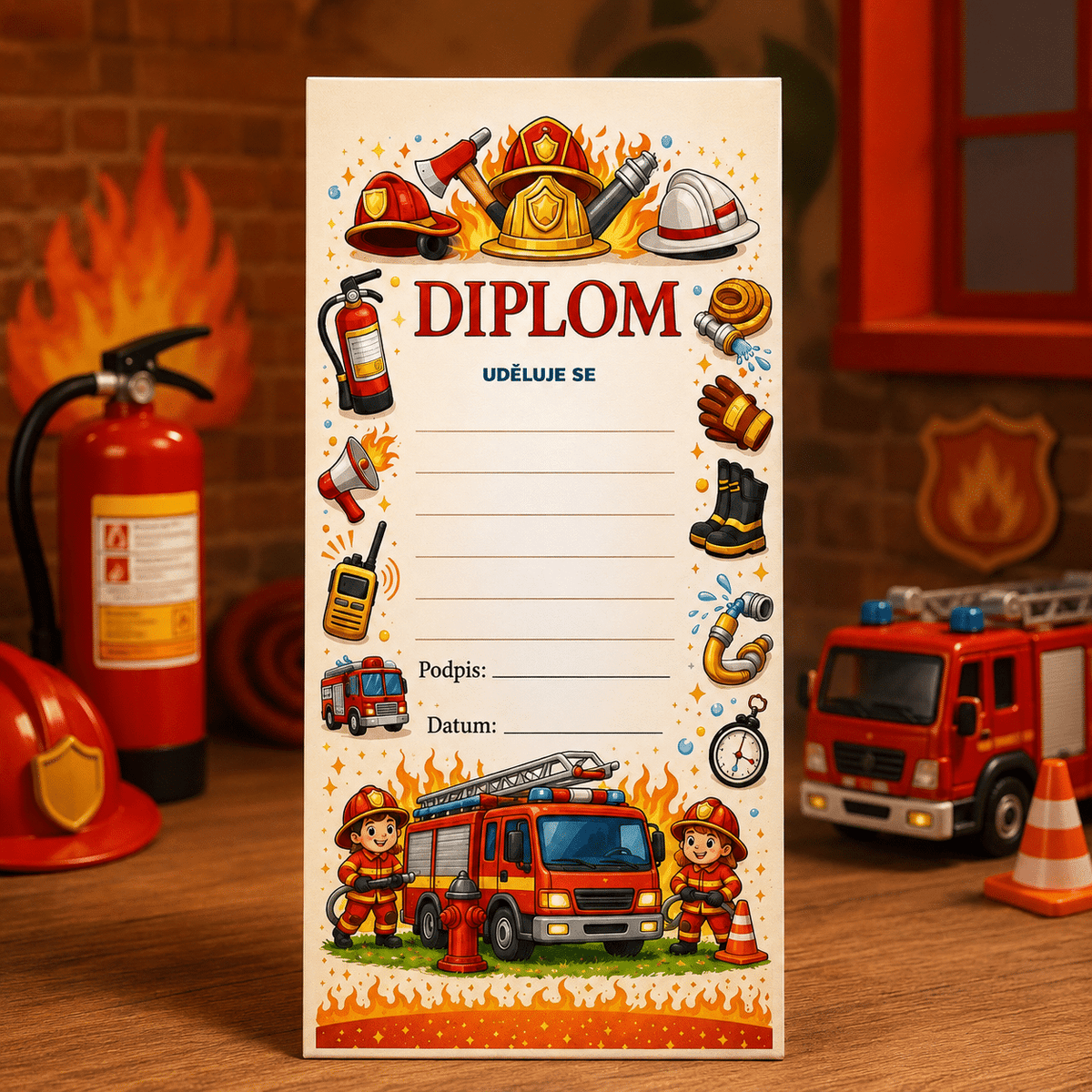 Milk Chocolate 100 g – Firefighter Diploma