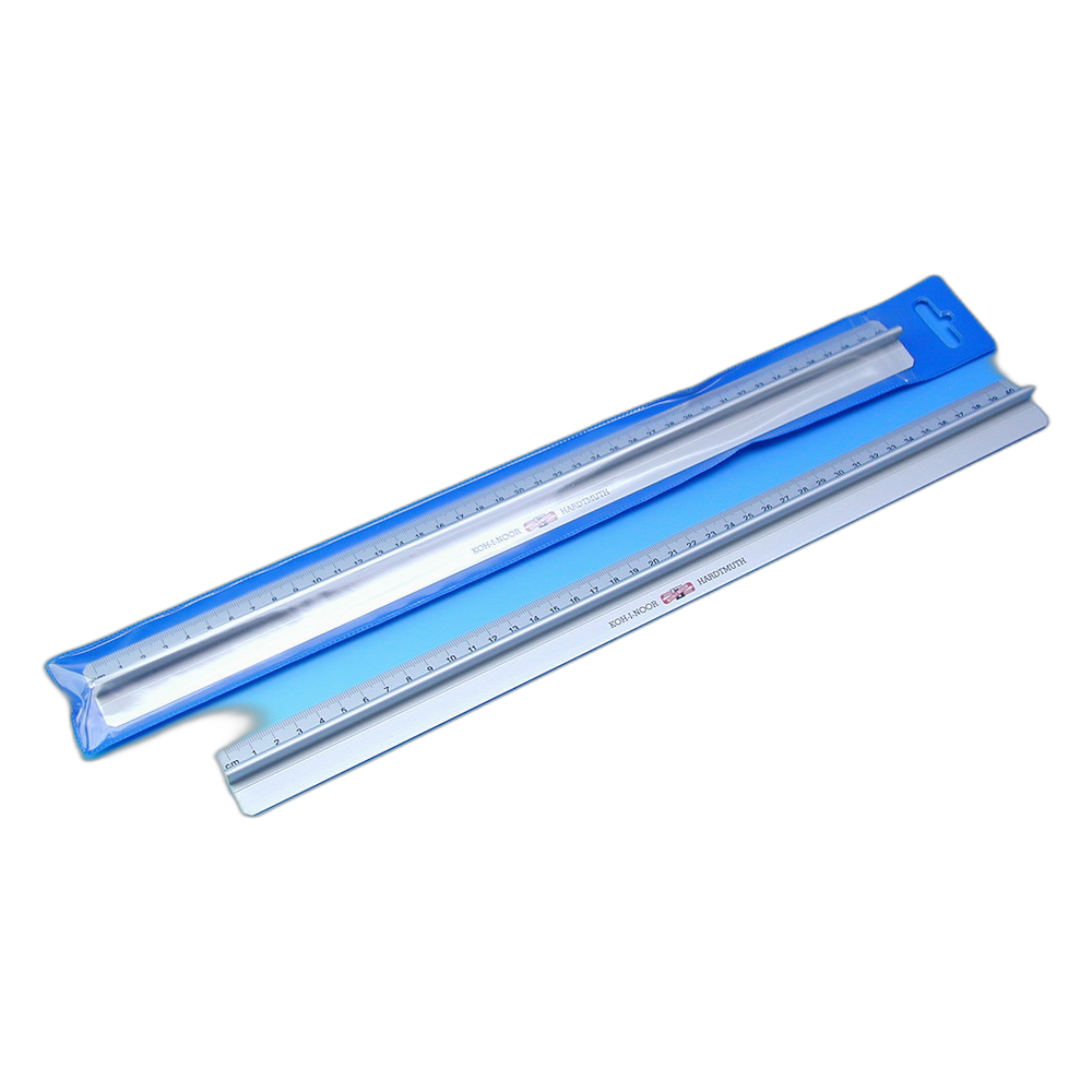 Koh-i-Noor Aluminium Ruler 40 cm with Grip