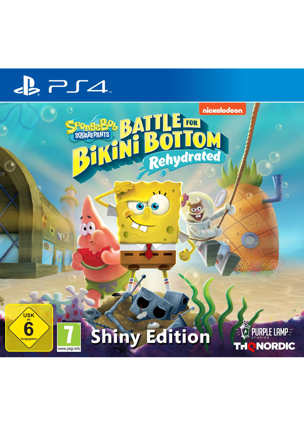 SpongeBob SquarePants: Battle for Bikini Bottom – Rehydrated – Shiny Edition (PS4)