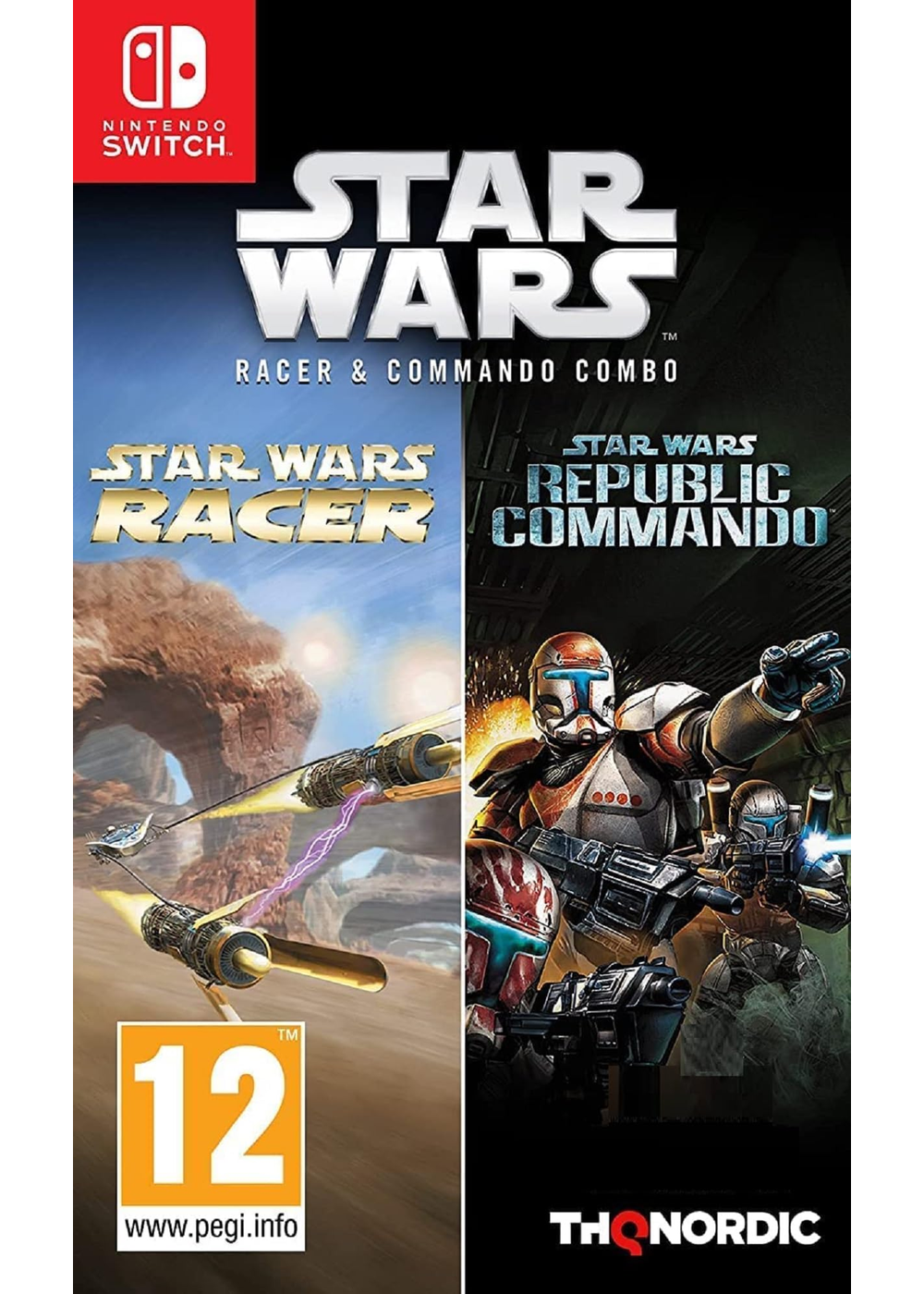 Star Wars Racer and Commando Combo (Nintendo Switch)