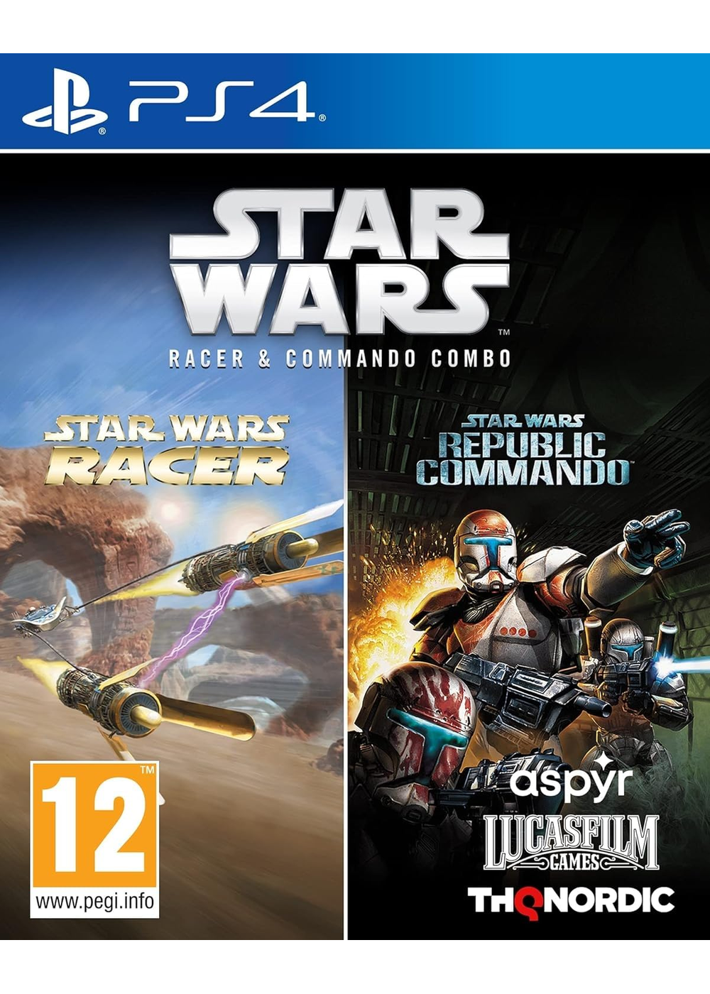 Star Wars Racer and Commando Combo (PS4)