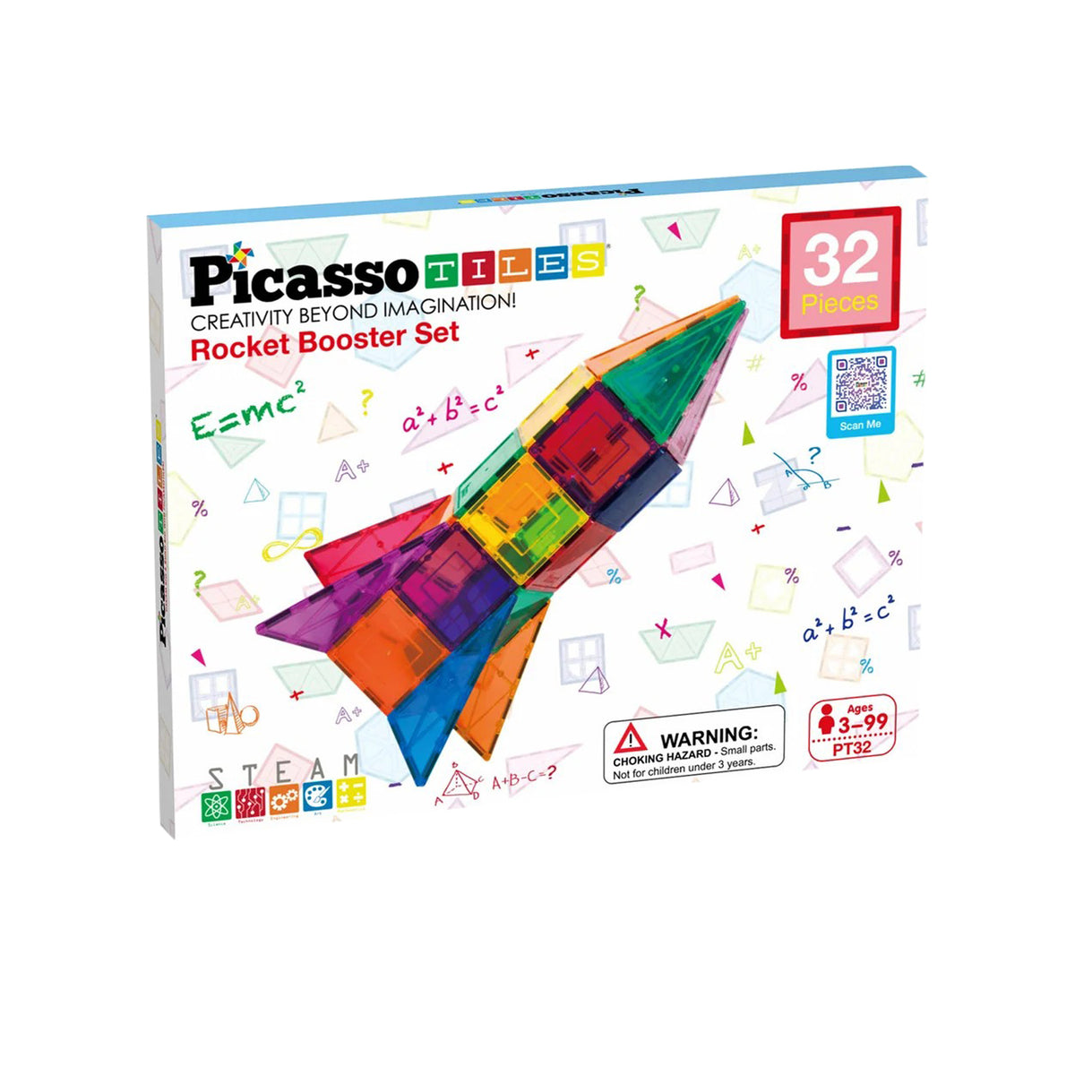 PICASSO magnetic building set rocket 32 pcs