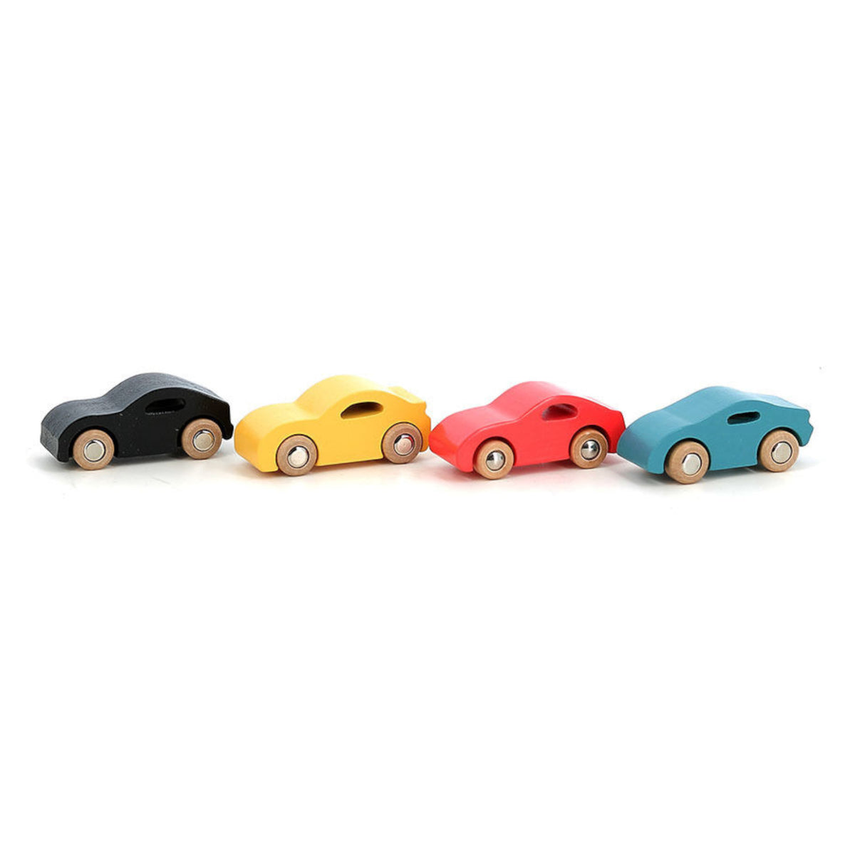 Vilac Super Vilacity wooden toy cars set 4 pcs