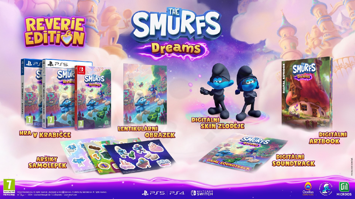 The Smurfs: Dreams – Reverie Edition (PS5) – Czech Subtitles