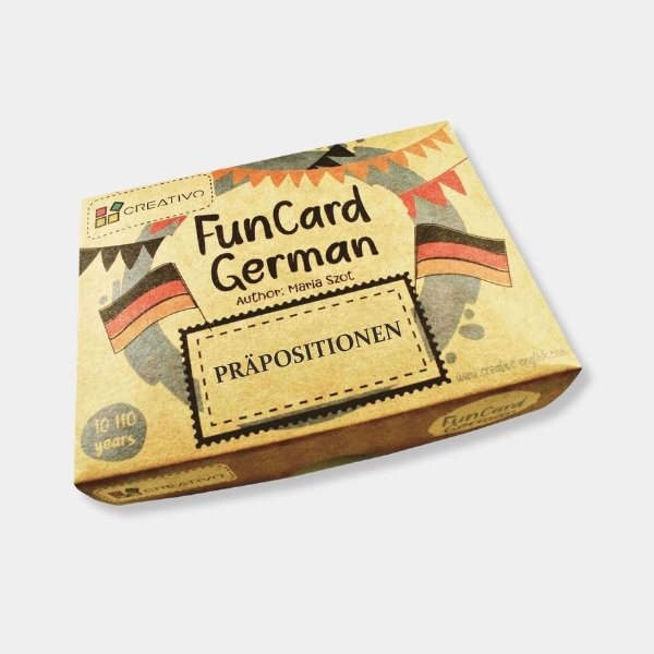 Fun card German Präpositionen