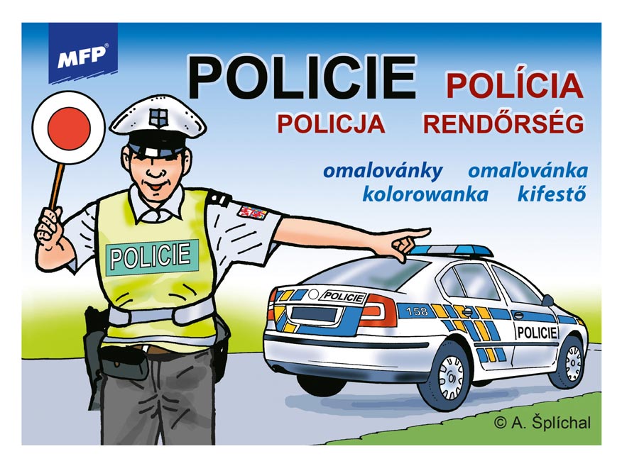 Police Colouring Book MFP A5