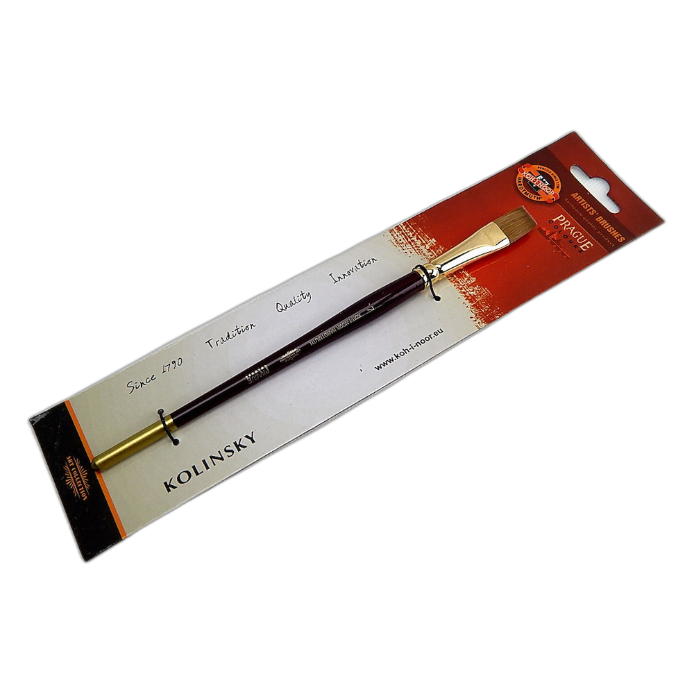 Koh-i-Noor Kolinsky Sable Flat Brush 9936 Size 7