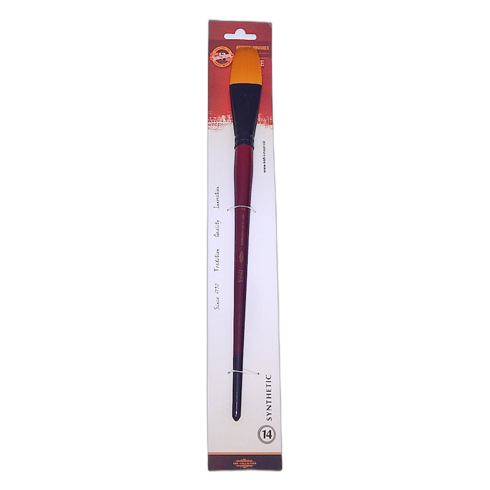 Koh-i-Noor Synthetic Artist Oval Filbert Brush 9936 Size 14