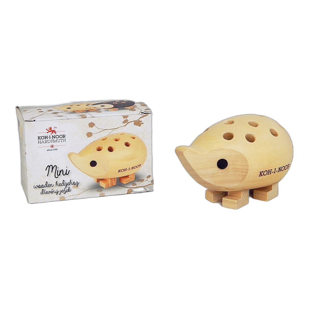 Koh-i-Noor Jezek Wooden Hedgehog 9960S Mini Natural without Pencils