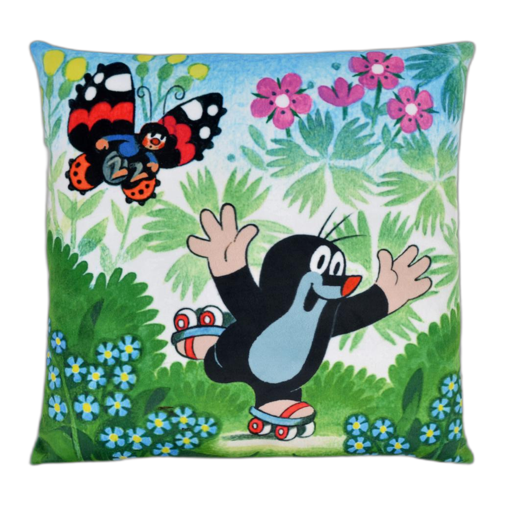 Little Mole pillow 30×30 cm, skater