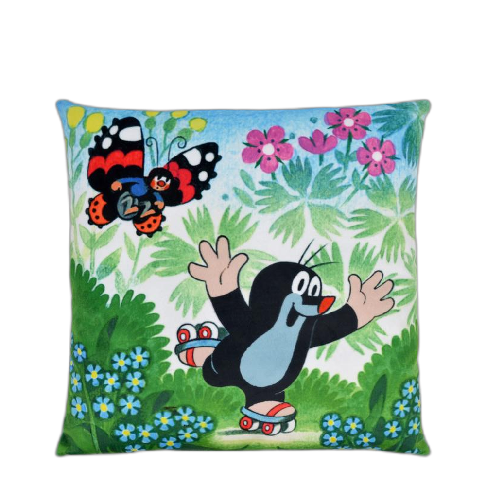 Little Mole pillow 30×30 cm, skater