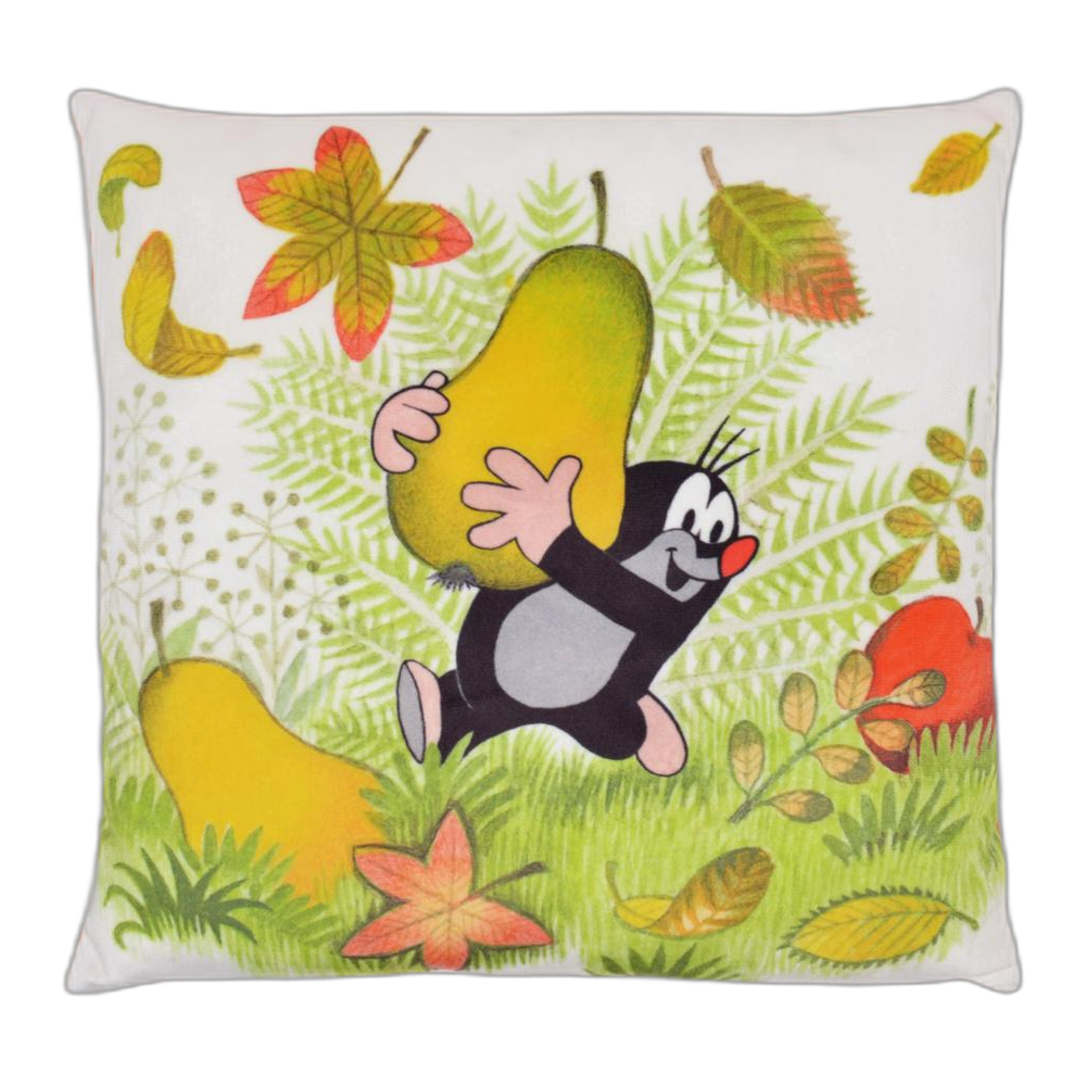 Little Mole pillow 30×30 cm, pear