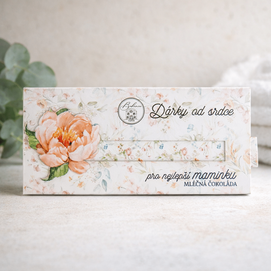 Interactive Milk Chocolate Gift for Mum with Flower