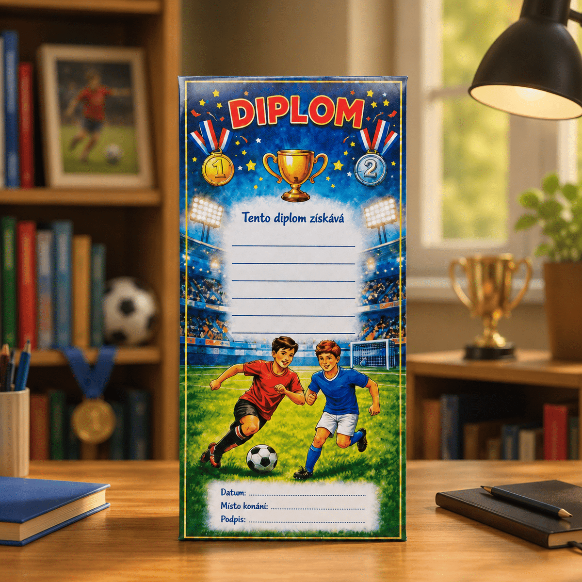 Gift Milk Chocolate 100 g – Diploma for a Footballer