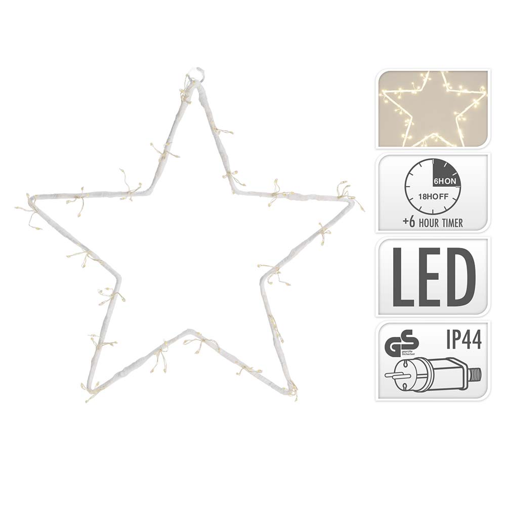 Glowing Christmas Star with LED Light