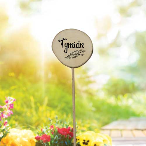 Wooden Herb Garden Marker – Thyme