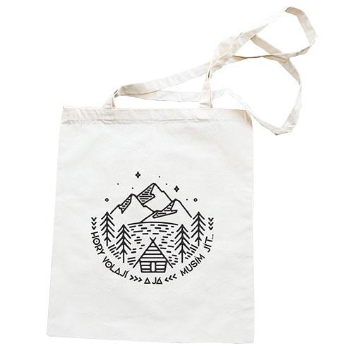Cotton Tote Bag 42 x 38 cm – The Mountains Are Calling