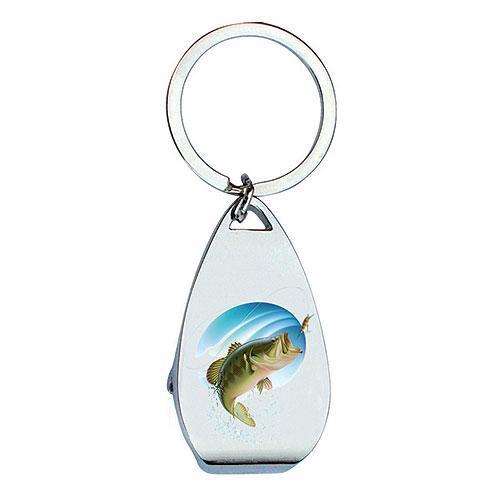 Fish Fishing Keychain with Bottle Opener