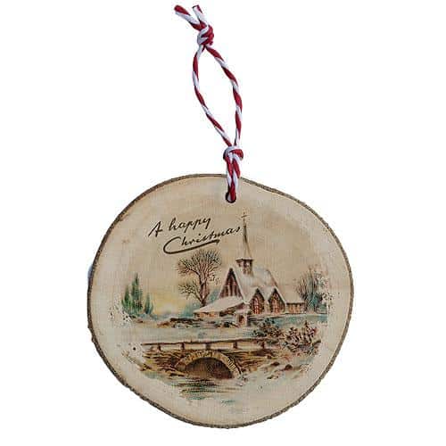 Wooden Christmas Ornament – Christmas Village