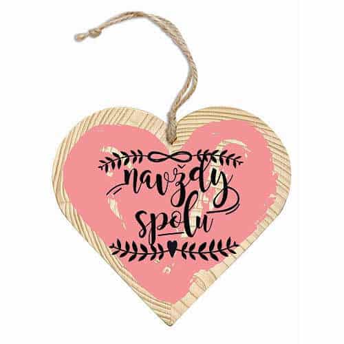 Wooden Heart for Couples – Forever Together