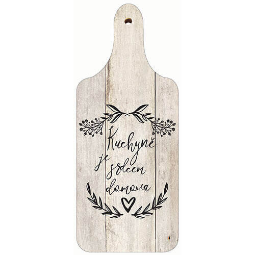 Decorative Kitchen Board 28 cm – Kitchen Is the Heart of the Home
