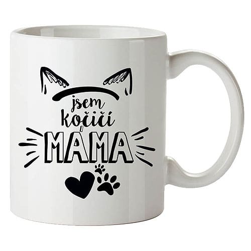 Ceramic Cat Mom Mug 350 ml in Gift Box