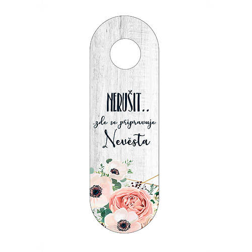 Bridal Door Hanger – Do Not Disturb
