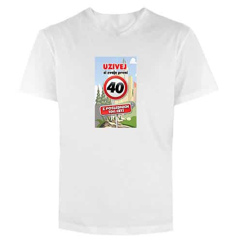 40th Birthday T-Shirt – Enjoy Your First of the Last Ten