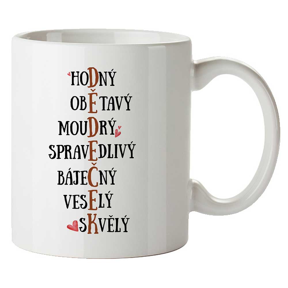 Ceramic Mug 350 ml in a Gift Box for Grandfather