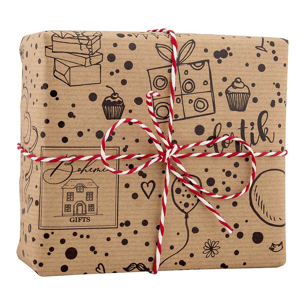 Birthday Wrapping Paper, 4 Sheets A2