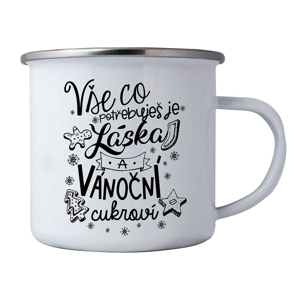 Christmas Enamel Mug 350 ml in a Box – Love and Christmas