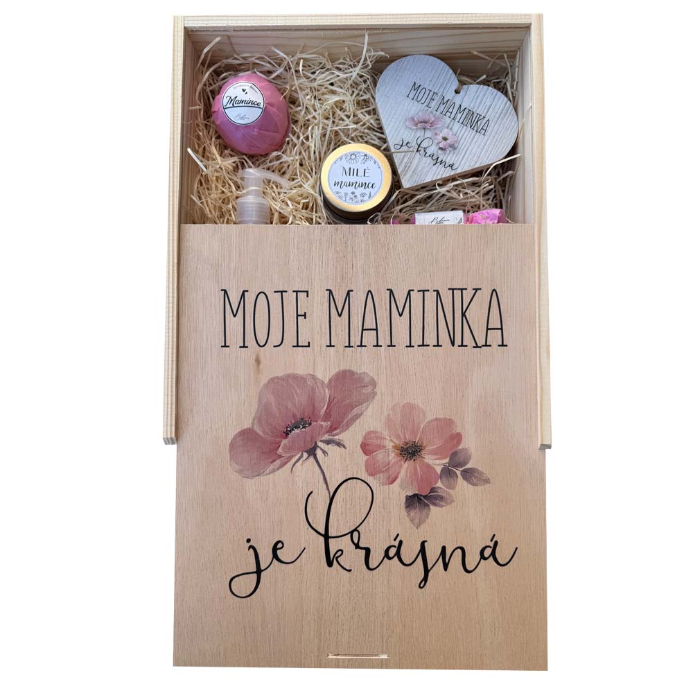 XXL Wooden Gift Box – My Mum Is Beautiful