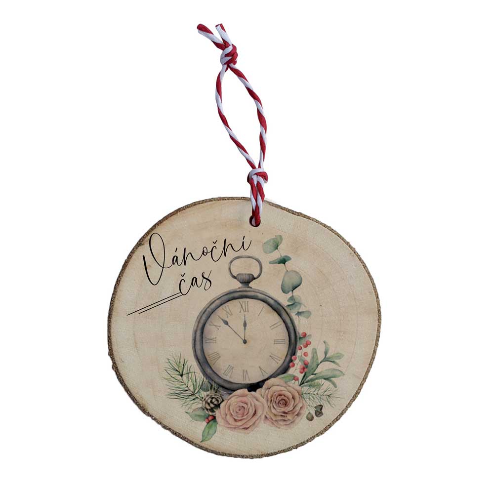 Wooden Christmas Ornament – Christmas Time