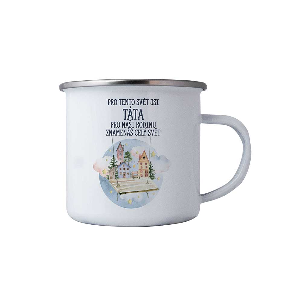 Enamel Mug 350 ml in Gift Box for Dad