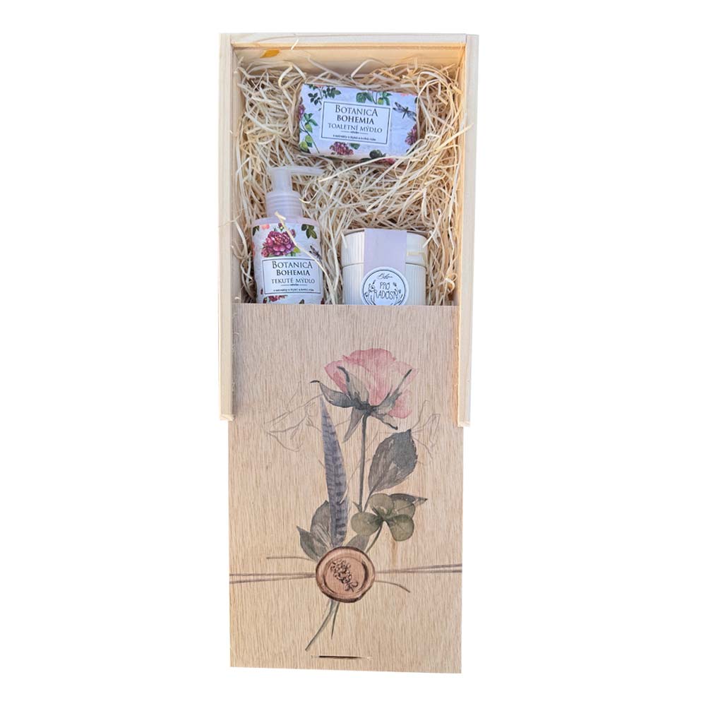 Rose Gift Wooden Box