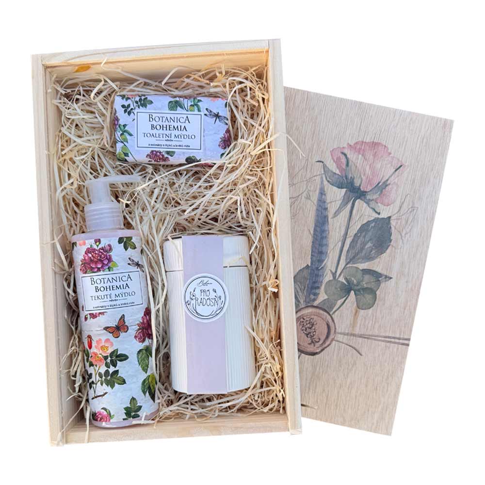 Rose Gift Wooden Box