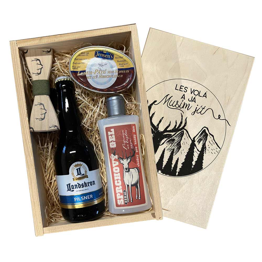 Wooden Gift Box for Hunters - The Forest Is Calling and I Have to Go