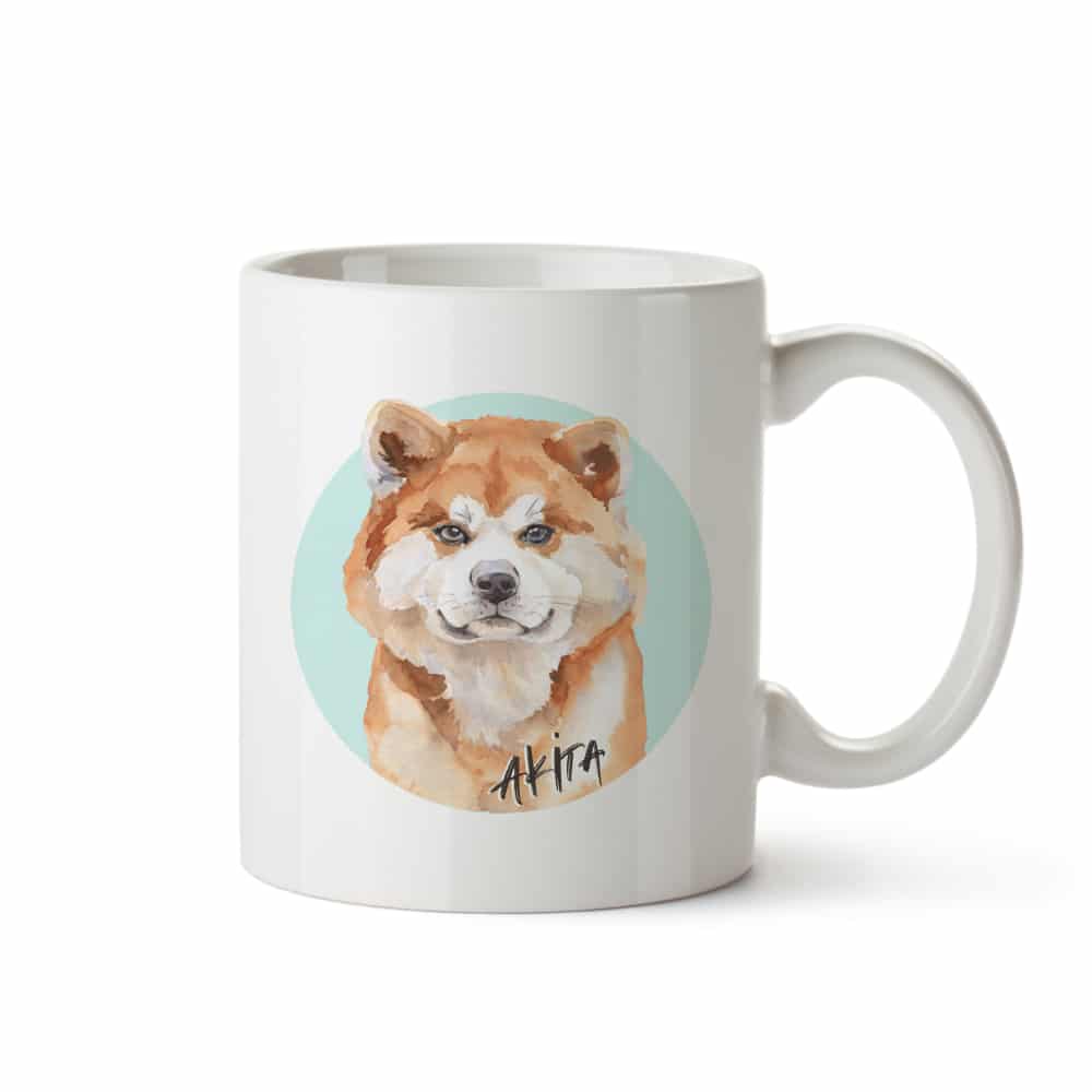 Akita Ceramic Mug, 350 ml